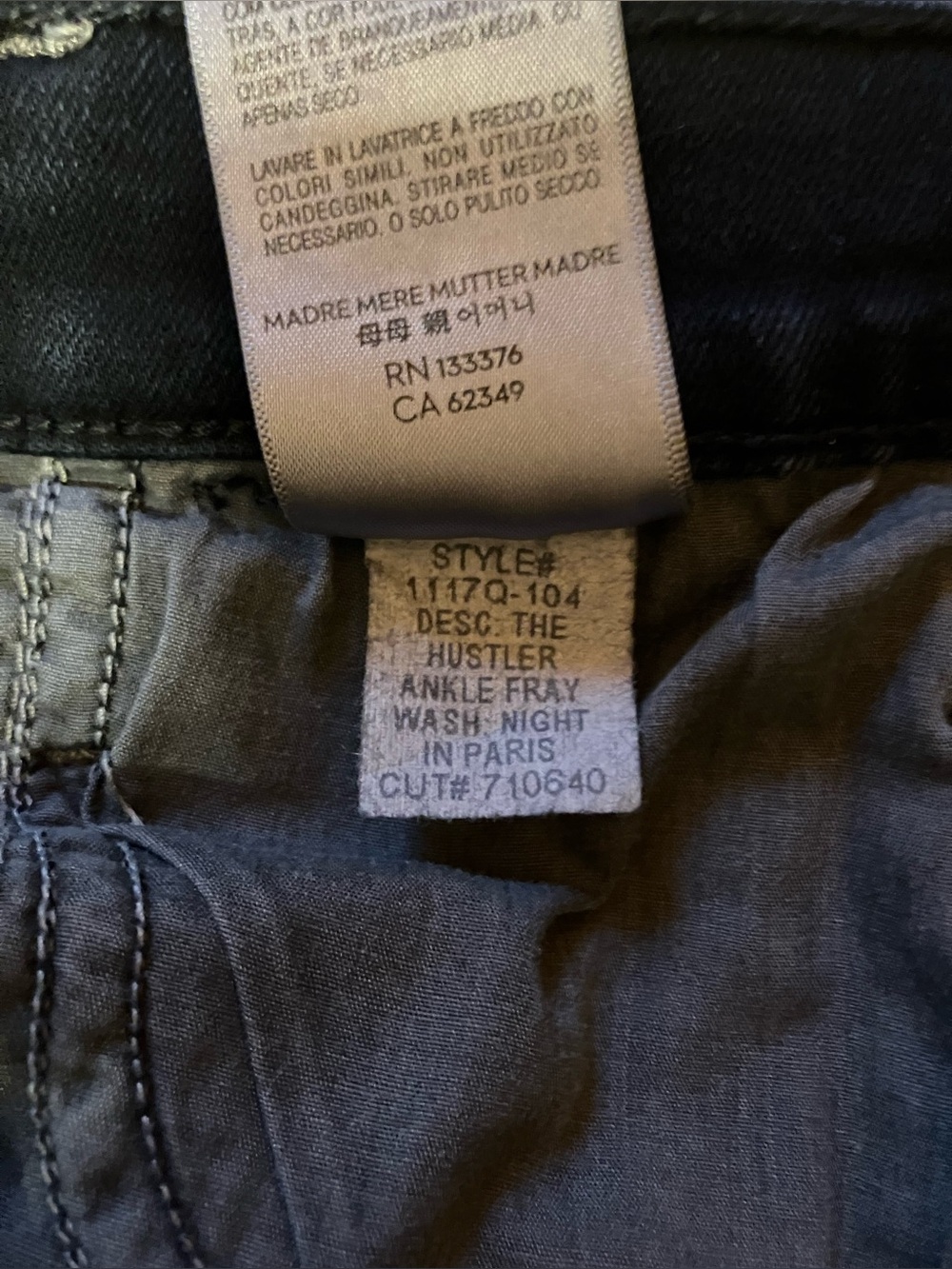 MOTHER The Hustler Ankle Fray Jean - Picture 5 of 5